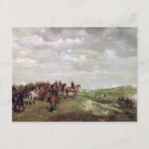 Napoleon III (1808-73) at the Battle of Solferino Postcard