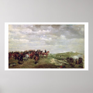 Napoleon III (1808-73) at the Battle of Solferino Poster