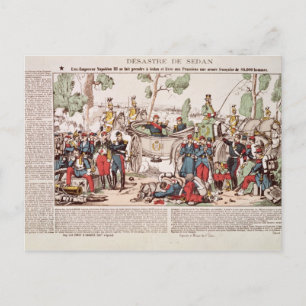 Napoleon III arrives at Sedan Postcard