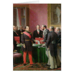 Napoleon III Hands Over The Decree