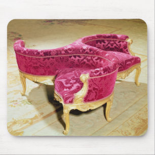 Napoleon III love seat Mouse Pad