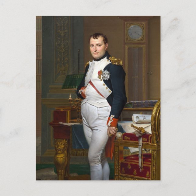 Napoleon in his Study Postcard (Front)