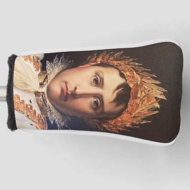 Napoleon Laurel-Wreath Crowned Hero  Golf Head Cover (Front)