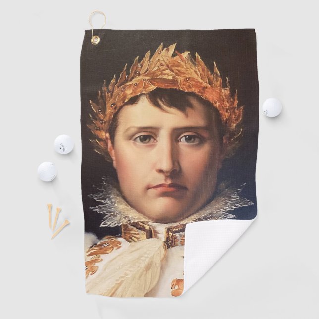 Napoleon Laurel-Wreath Crowned Hero  Golf Towel (InSitu)