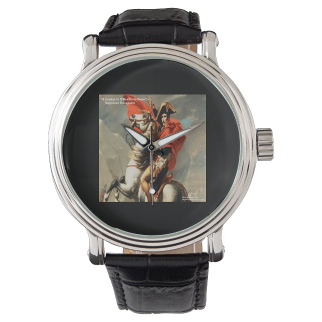 Napoleon & "Leader" Quote Watch (Front)