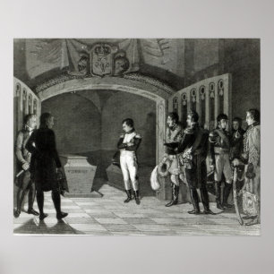 Napoleon Meditating before the Tomb Poster