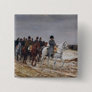 Napoleon on Campaign in 1814, 1864 15 Cm Square Badge