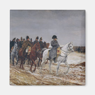 Napoleon  on Campaign in 1814, 1864 Magnet