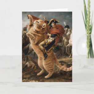 Napoleon Riding Giant Battle Cat Card