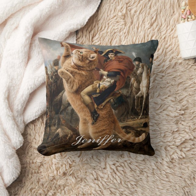 Napoleon Riding Giant Battle Cat                   Cushion (Blanket)