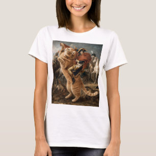 Napoleon Riding Giant Battle Cat T-Shirt