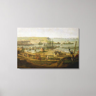 Napoleon Visiting the Camp at Boulogne Canvas Print