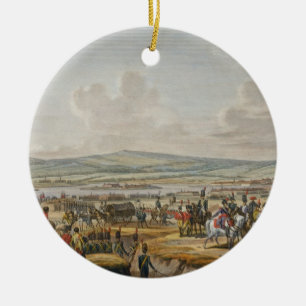 Napoleon Visiting the Siege Works at Danzig led by Ceramic Tree Decoration