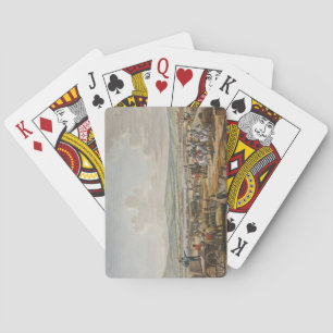 Napoleon Visiting the Siege Works at Danzig led by Playing Cards