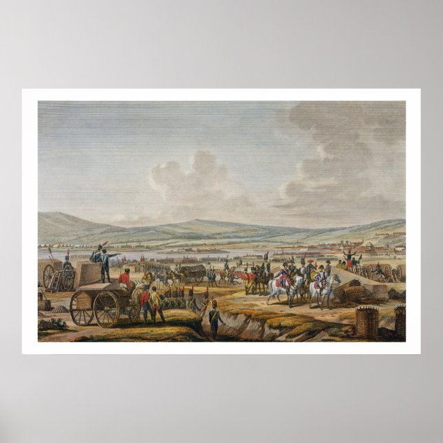 Napoleon Visiting the Siege Works at Danzig led by Poster (Front)