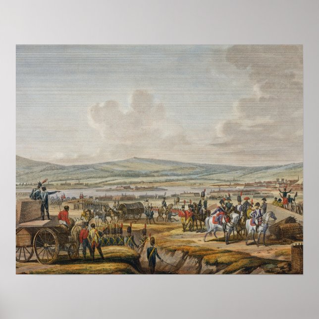 Napoleon Visiting the Siege Works at Danzig led by Poster (Front)