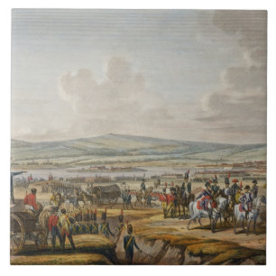 Napoleon Visiting the Siege Works at Danzig led by Tile