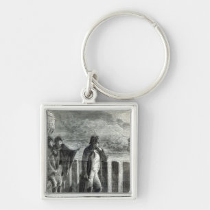 Napoleon watching the Fire of Moscow in 1812 Key Ring