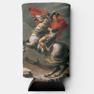 Napoleon with Horse, Battle of St. Bernard Pass Seltzer Can Cooler