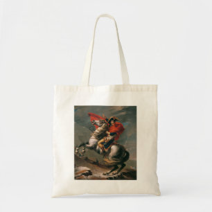Napoleon with Horse, Battle of St. Bernard Pass Tote Bag