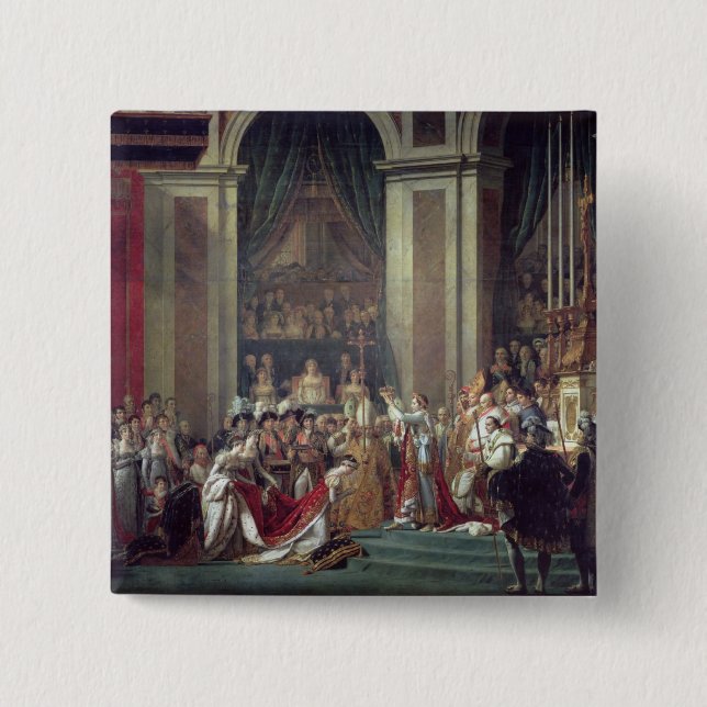 Napoleon's Consecration and Josephine's 15 Cm Square Badge (Front)