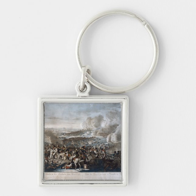 Napoleon's flight from the Battle of Waterloo Key Ring (Front)