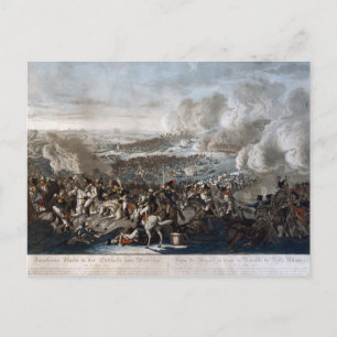 Napoleon's flight from the Battle of Waterloo Postcard