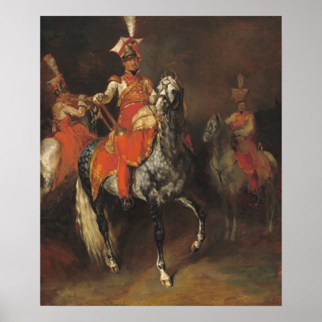 Napoleon's Guard - Théodore Gericault Fine Art Poster (Front)