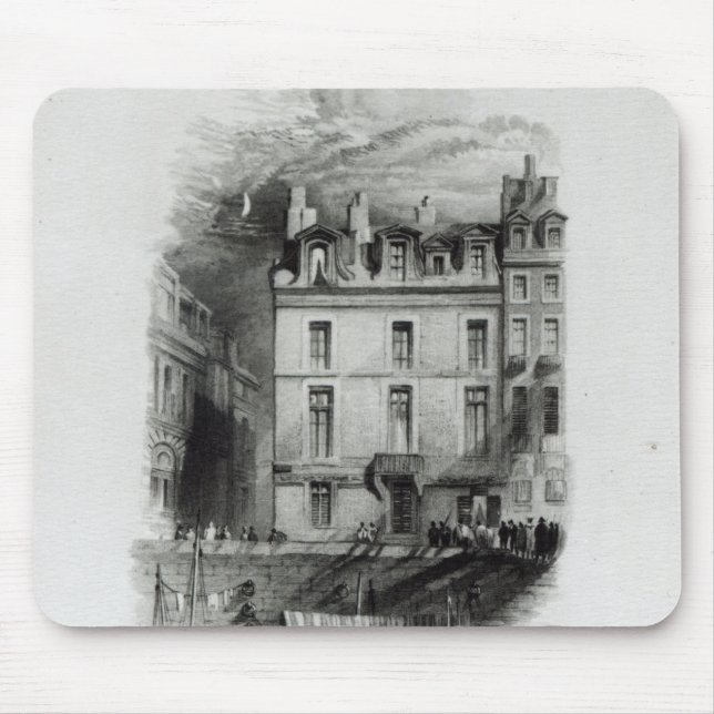 Napoleon's Lodgings on the Quai Conti, 1834-36 Mouse Pad (Front)