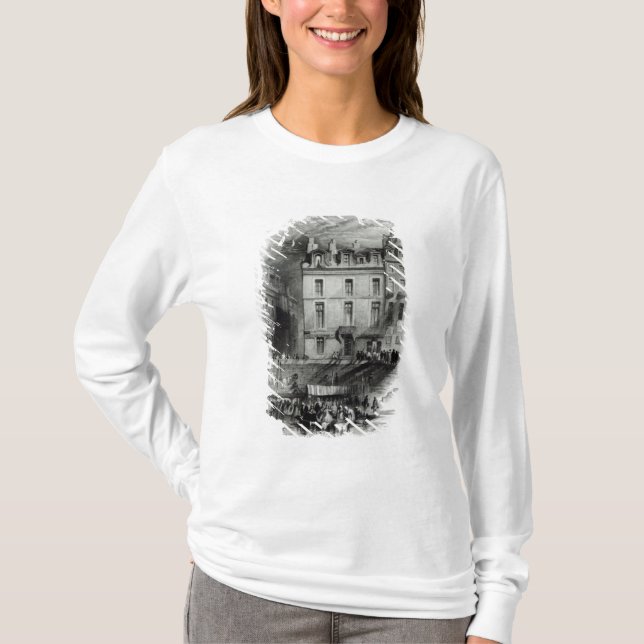 Napoleon's Lodgings on the Quai Conti, 1834-36 T-Shirt (Front)