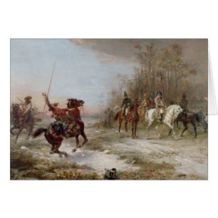 Napoleon's Peril at Brienne-le-Chateau, c.1891 (oi