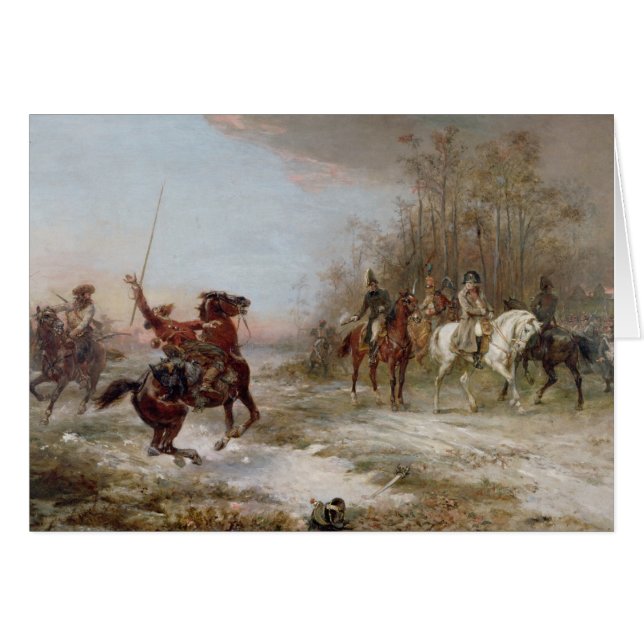 Napoleon's Peril at Brienne-le-Chateau, c.1891 (oi (Front Horizontal)