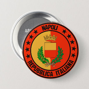 Napoli                                             7.5 cm round badge