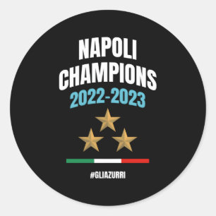 Napoli Champions 2022-2023 Classic Round Sticker