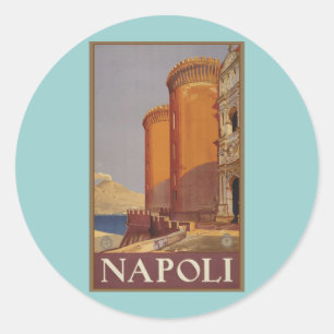 NAPOLI CLASSIC ROUND STICKER