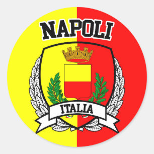 Napoli Classic Round Sticker