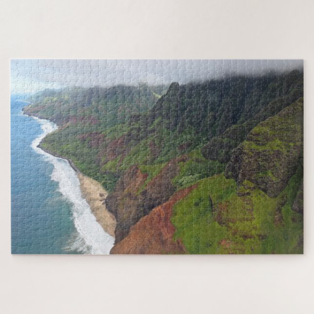 Napoli Coast Kauaii - Hawaii - 20x30 - 1014 pc Jigsaw Puzzle (Horizontal)