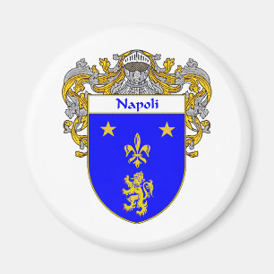 Napoli Coat of Arms (Mantled) Magnet