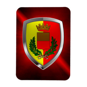 Napoli Mettalic Emblem Magnet