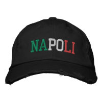 NAPOLI Naples Italy Green White Red Vintage Style
