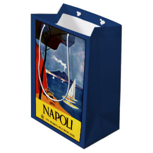 Napoli Naples Italy Vintage Travel gift bags