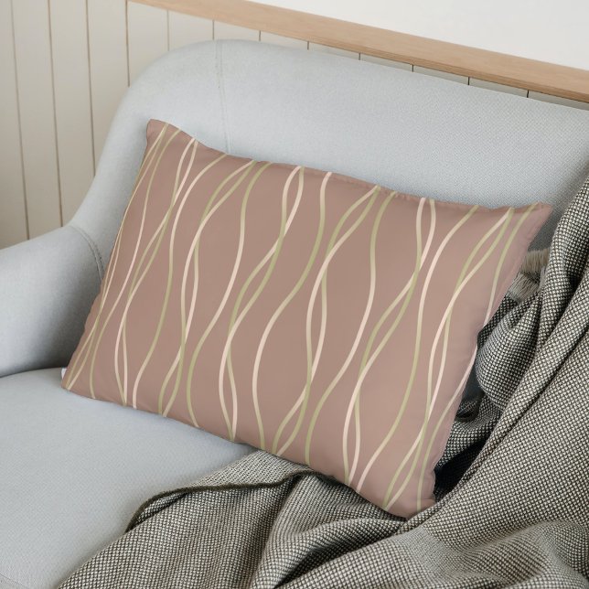 Napolitano Macchiato Pistachio Ribbons. Decorative Cushion (Creator Uploaded)