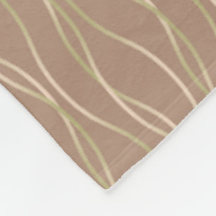 Napolitano Macchiato Pistachio Ribbons. Fleece Blanket
