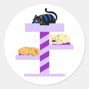 Napping Cat Sticker