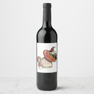 Napping Gnome Wine Label