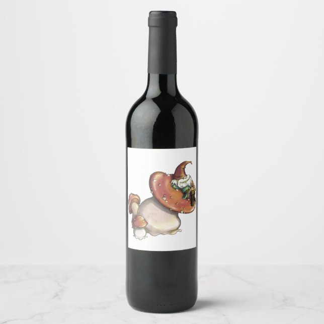 Napping Gnome Wine Label (Front)