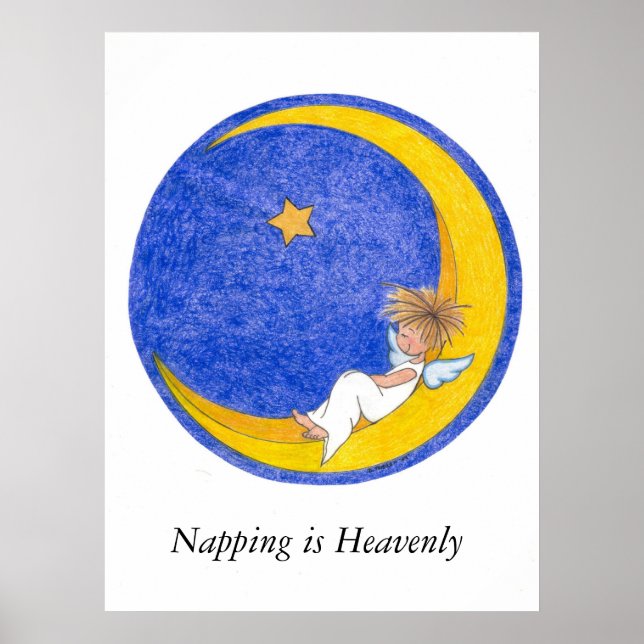Napping is Heavenly Poster (Front)