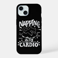 Napping Is My Cardio Simple Funny Cat Design