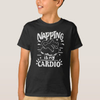 Napping Is My Cardio Simple Funny Cat Design