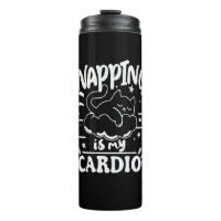 Napping Is My Cardio Simple Funny Cat Design